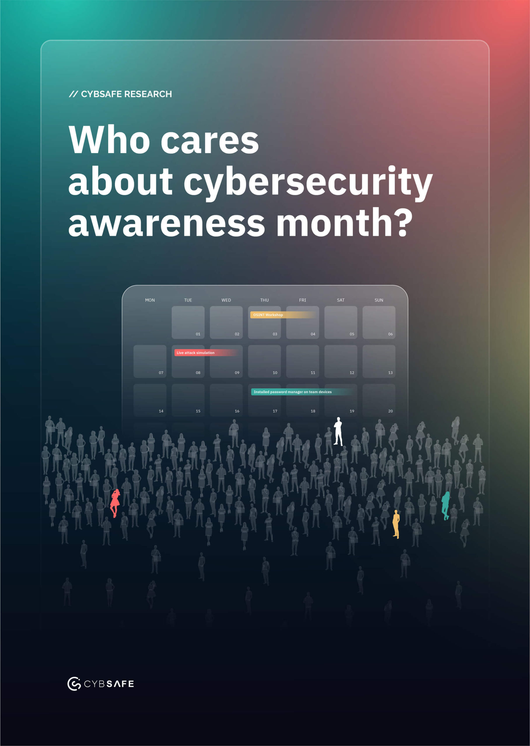 Who cares about cybersecurity awareness month? report cover